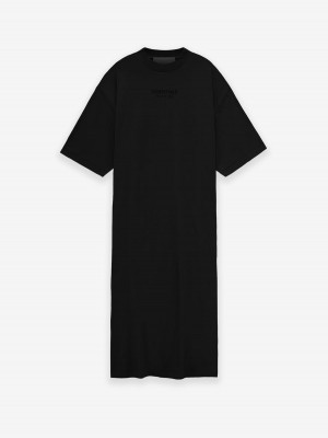 Fear Of God 3/4 Sleeve Dress Jet Black | FOG-SN593670