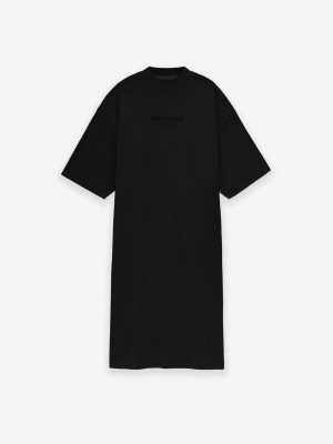 Fear Of God 3/4 Sleeve Dress Jet Black | FOG-SN593781