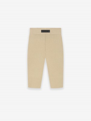 Fear Of God Biker Short Gold Heather | FOG-SN593732