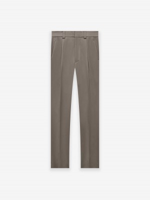 Fear Of God Cav Twill Suit Pant Dusty Concrete | FOG-SN593375