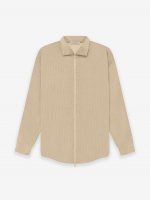 Fear Of God Corduroy Shirt Jacket Sand | FOG-SN593602