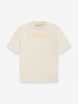 Fear Of God Cotton Ss T-shirt Cement | FOG-SN593356