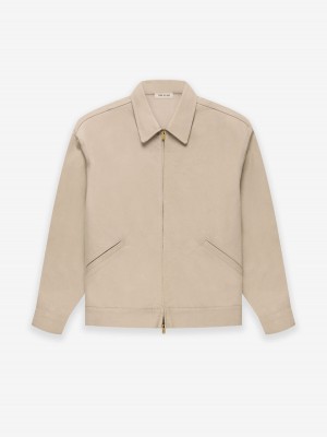 Fear Of God Denim Jacket Dusty Beige | FOG-SN593408