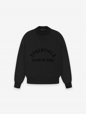 Fear Of God Essentials Crewneck Black | FOG-SN593778