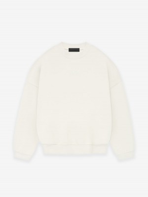 Fear Of God Essentials Crewneck Cloud Dancer | FOG-SN593555