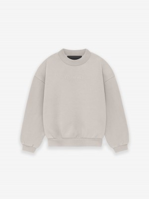 Fear Of God Essentials Crewneck Silver Cloud | FOG-SN593804