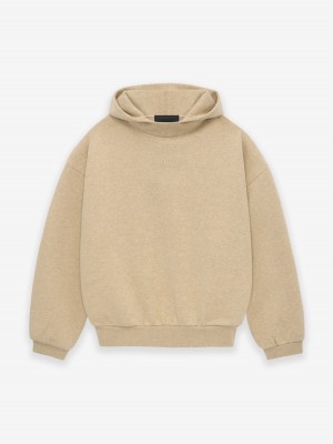 Fear Of God Essentials Hoodie Gold Heather | FOG-SN593628