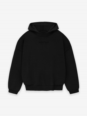 Fear Of God Essentials Hoodie Jet Black | FOG-SN593564