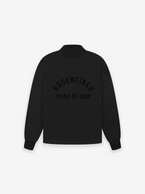 Fear Of God Essentials Ls Tee Black | FOG-SN593777