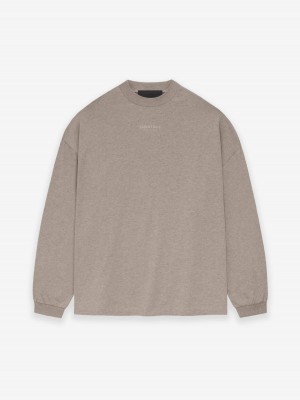 Fear Of God Essentials Ls Tee Core Heather | FOG-SN593544