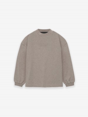 Fear Of God Essentials Ls Tee Core Heather | FOG-SN593789