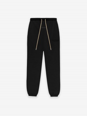 Fear Of God Essentials Sweatpant Jet Black | FOG-SN593595