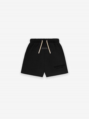 Fear Of God Essentials Sweatshort Jet Black | FOG-SN593855