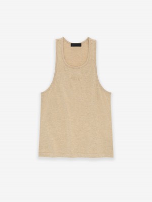 Fear Of God Essentials Tanktop Gold Heather | FOG-SN593678