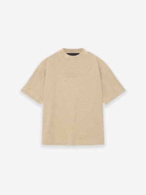 Fear Of God Essentials Tee Gold Heather | FOG-SN593807