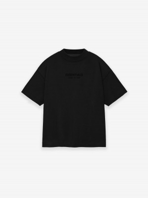 Fear Of God Essentials Tee Jet Black | FOG-SN593813