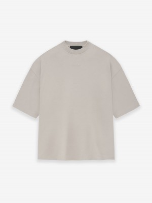 Fear Of God Essentials Tee Silver Cloud | FOG-SN593566