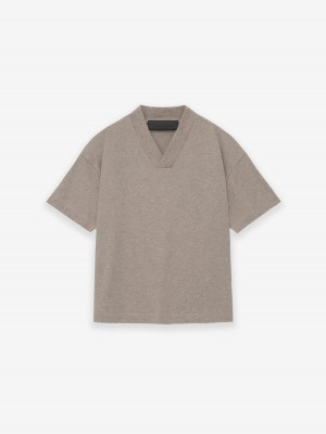 Fear Of God Essentials V-neck Core Heather | FOG-SN593784