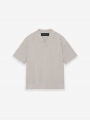 Fear Of God Essentials V-neck Silver Cloud | FOG-SN593786