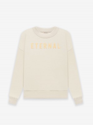 Fear Of God Fleece Crewneck Cement | FOG-SN593355