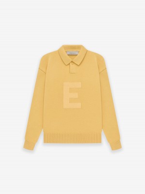 Fear Of God Knit Ls Polo Light Tuscan | FOG-SN593767