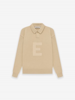 Fear Of God Knit Ls Polo Sand | FOG-SN593762