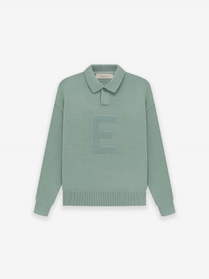 Fear Of God Knit Ls Polo Sycamore | FOG-SN593763