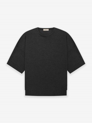 Fear Of God Merino 3/4 Crew Black Heather | FOG-SN593472