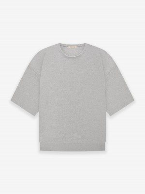 Fear Of God Merino 3/4 Crew Cement Heather | FOG-SN593296