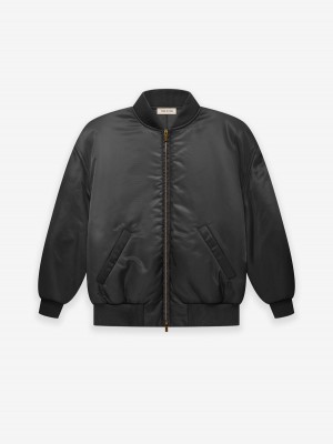 Fear Of God Nylon Twill Bomber Black | FOG-SN593422