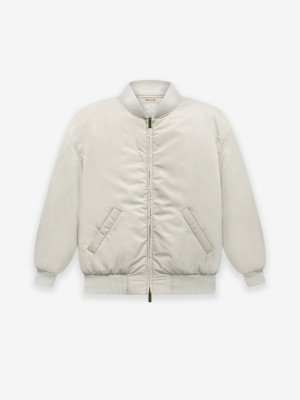 Fear Of God Nylon Twill Bomber Cement | FOG-SN593423