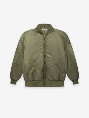 Fear Of God Nylon Twill Bomber olive | FOG-SN593424