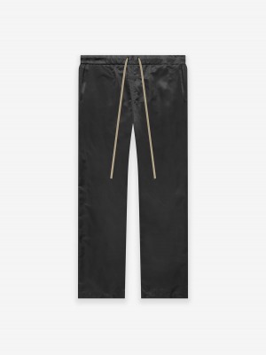 Fear Of God Nylon Twill Relaxed Pant Black | FOG-SN593465