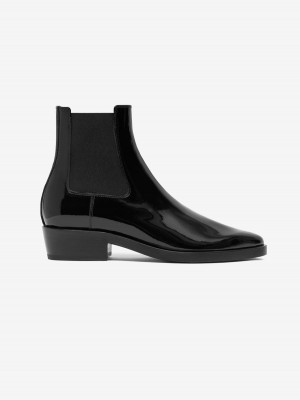 Fear Of God Patent Cowboy Boot Black | FOG-SN593494