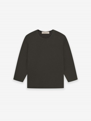 Fear Of God Rawneck Knit Sweater Off-Black | FOG-SN593747