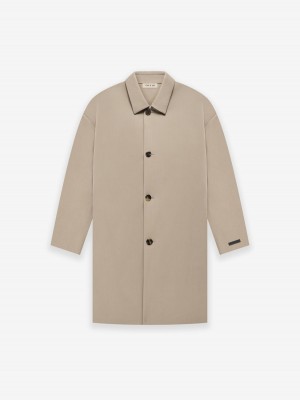 Fear Of God Twill Car Coat Dusty Beige | FOG-SN593404