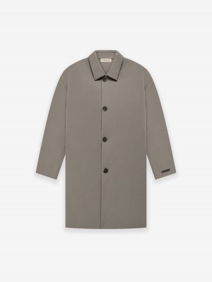 Fear Of God Twill Car Coat Dusty Concrete | FOG-SN593403