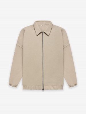 Fear Of God Wool Cashmere Jacket Dusty Beige | FOG-SN593401