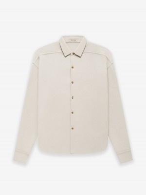 Fear Of God Wool Cashmere Shirt Cement | FOG-SN593489