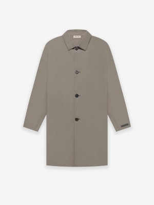 Fear Of God Wool Nylon Car Coat Dusty Concrete | FOG-SN593359