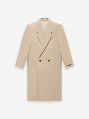 Fear Of God Wool Overcoat Beige | FOG-SN593393