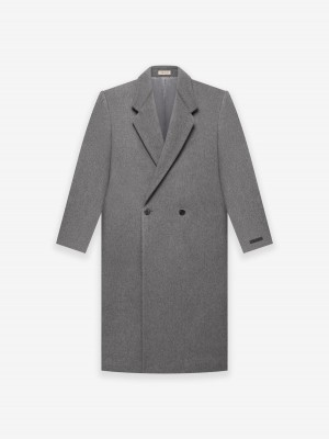 Fear Of God Wool Overcoat Grey Heather | FOG-SN593412