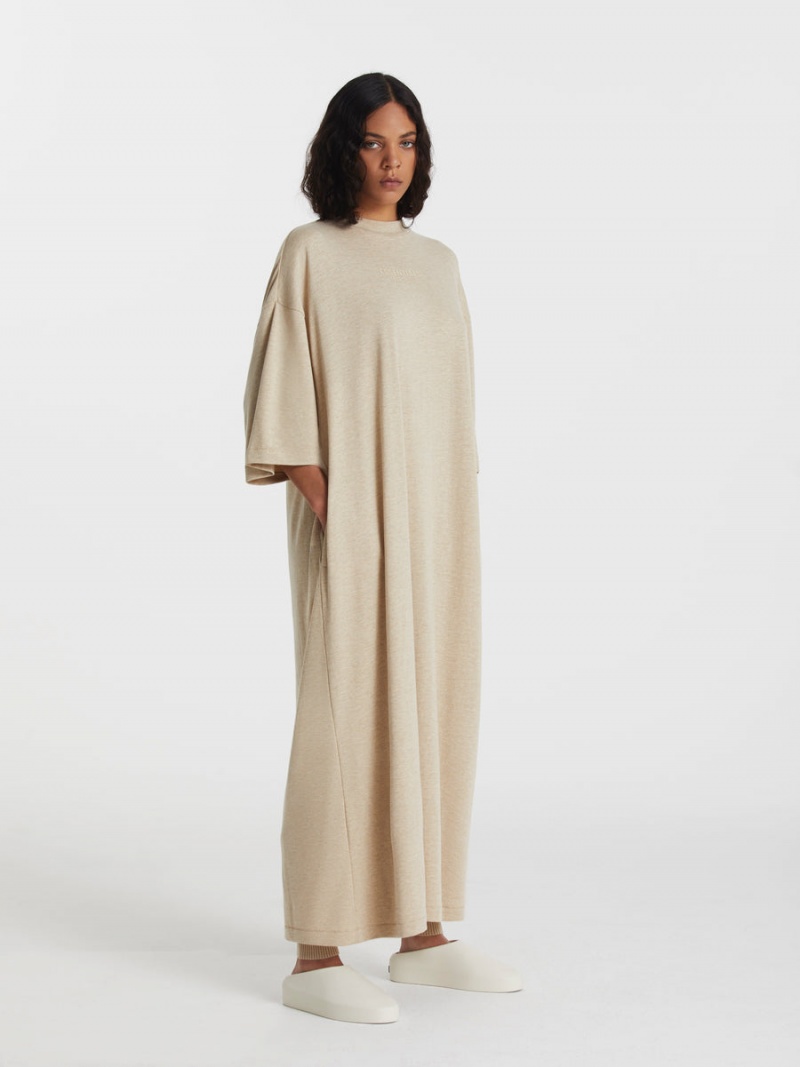 Fear Of God 3/4 Sleeve Dress Gold Heather | FOG-SN593668