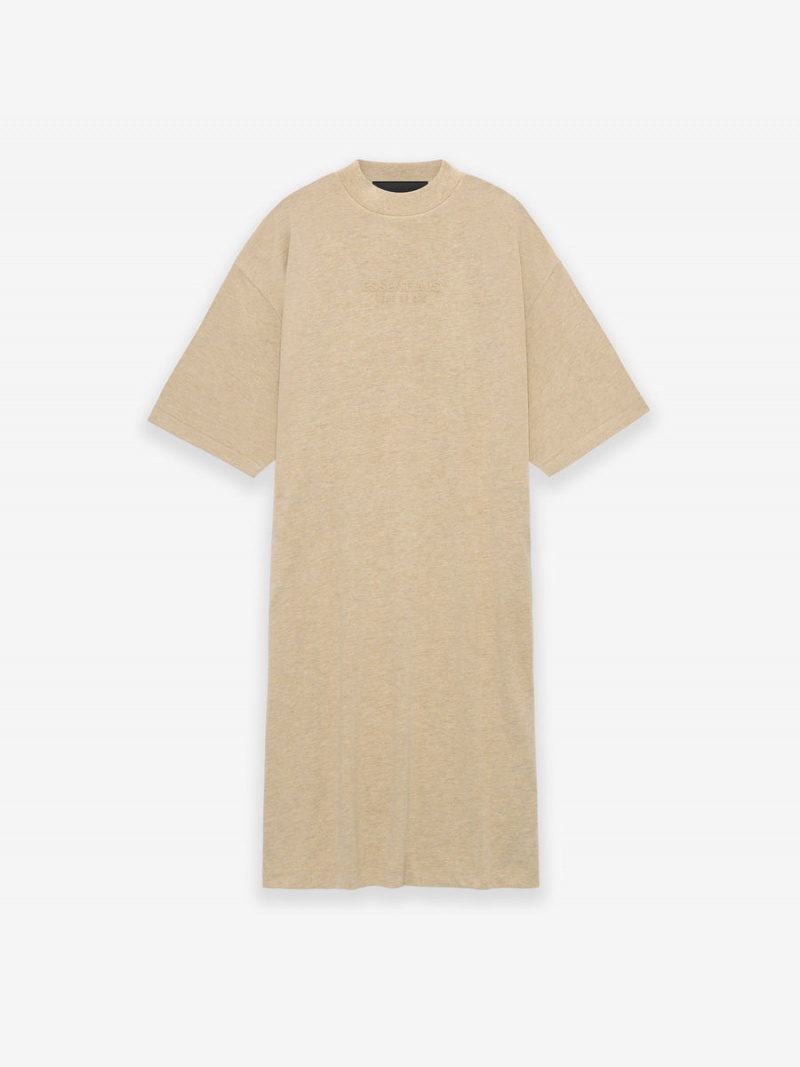 Fear Of God 3/4 Sleeve Dress Gold Heather | FOG-SN593779