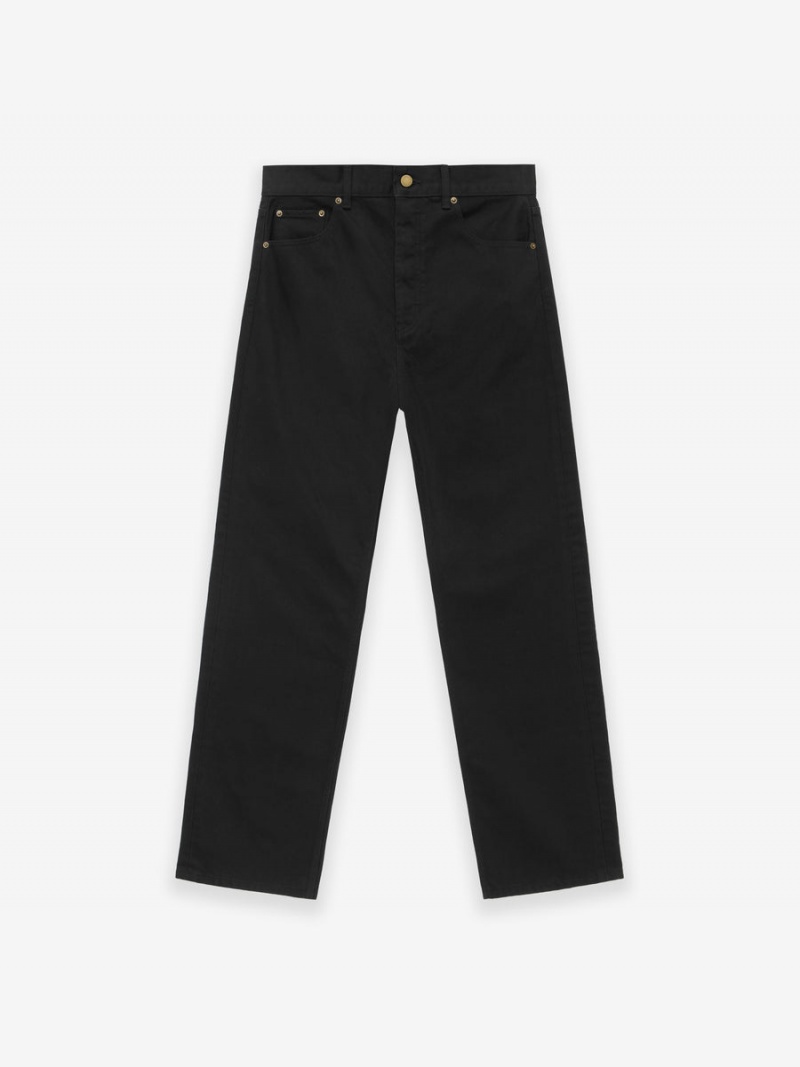 Fear Of God 5 Pocket Jean Jet Black | FOG-SN593590