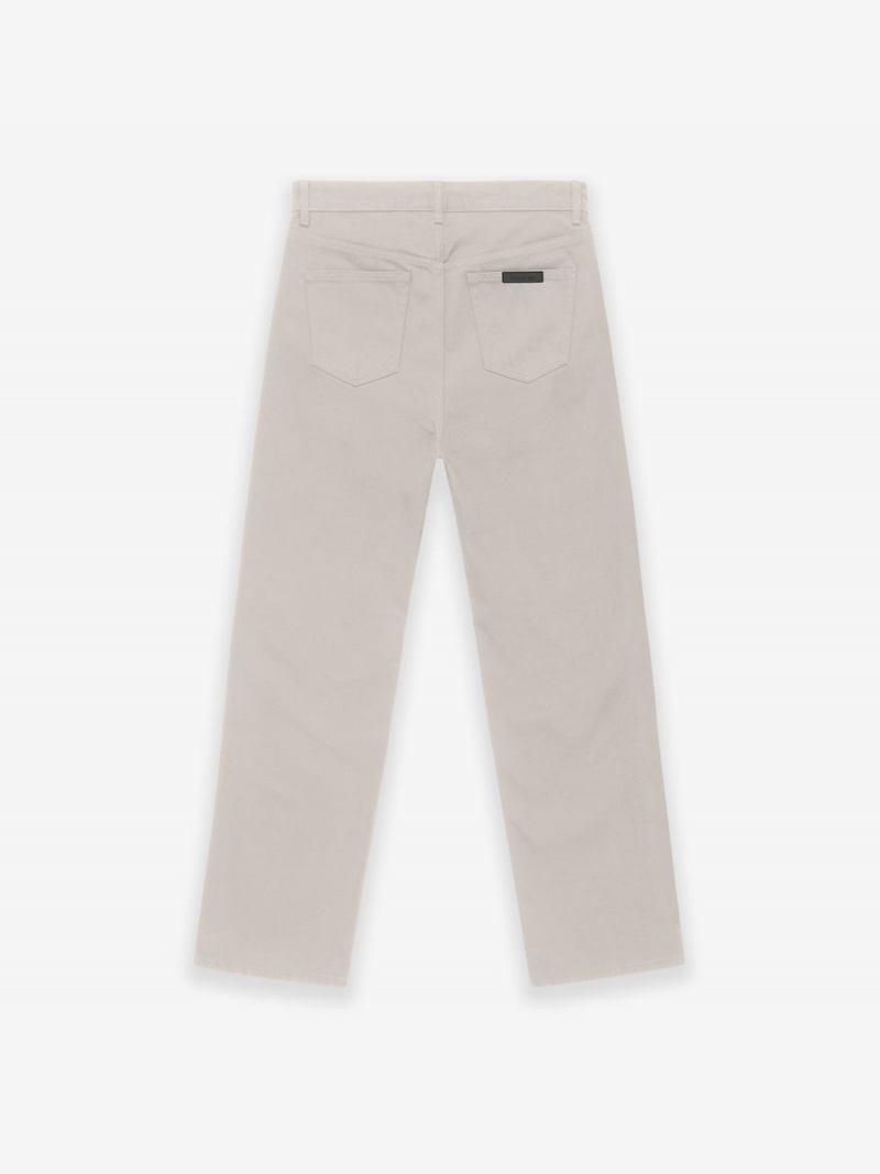 Fear Of God 5 Pocket Jean Silver Cloud | FOG-SN593591