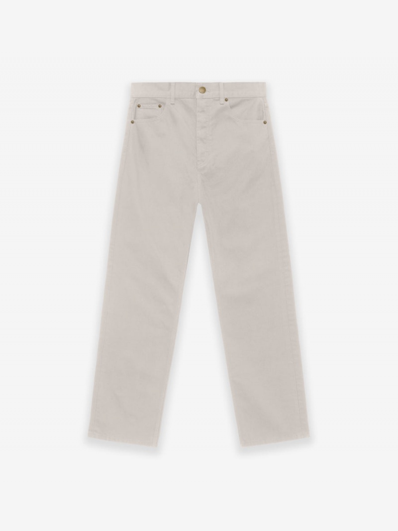 Fear Of God 5 Pocket Jean Silver Cloud | FOG-SN593591