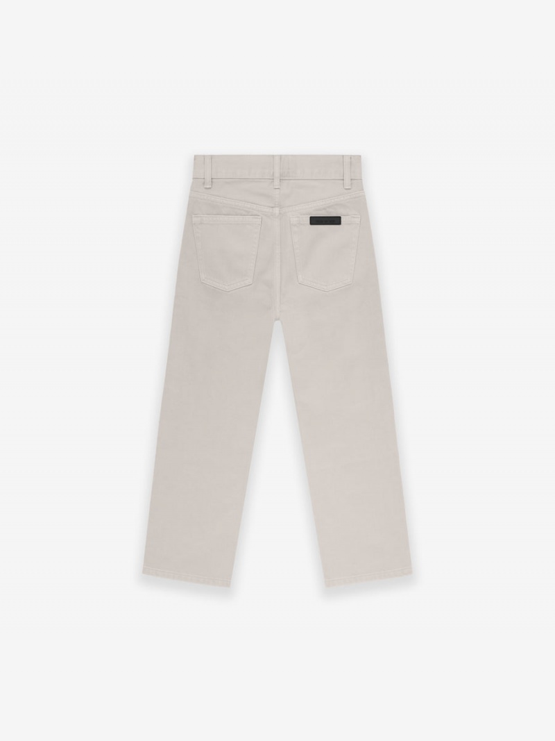 Fear Of God 5 Pocket Jean Silver Cloud | FOG-SN593861