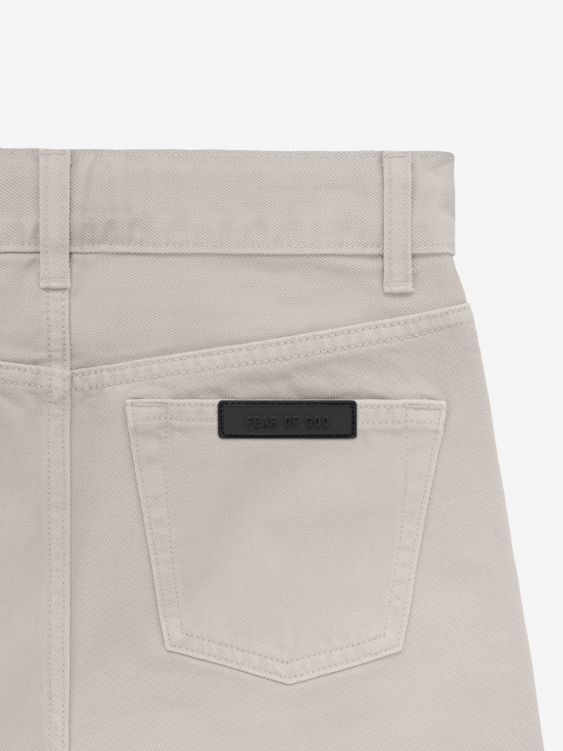 Fear Of God 5 Pocket Jean Silver Cloud | FOG-SN593861