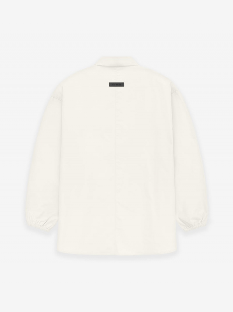 Fear Of God Button Down Shirt Cloud Dancer | FOG-SN593550